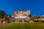 Your villa at nighttime